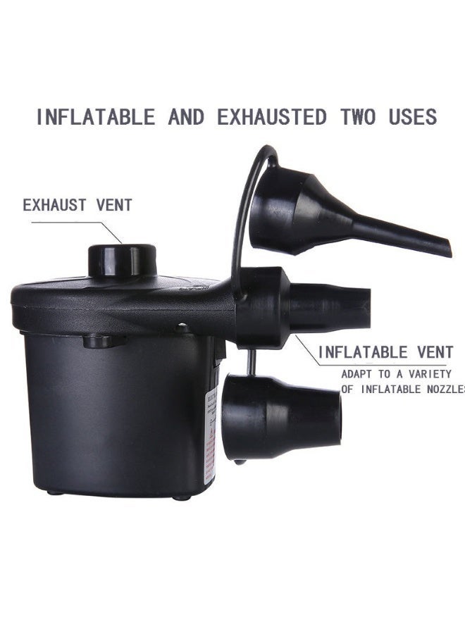 مضخة هواء كهربائية تعمل بالتيار المتردد: جهاز نفخ وتفريغ عالي الضغط للمراتب الهوائية وحمامات السباحة والقوارب والألعاب. - Image 3